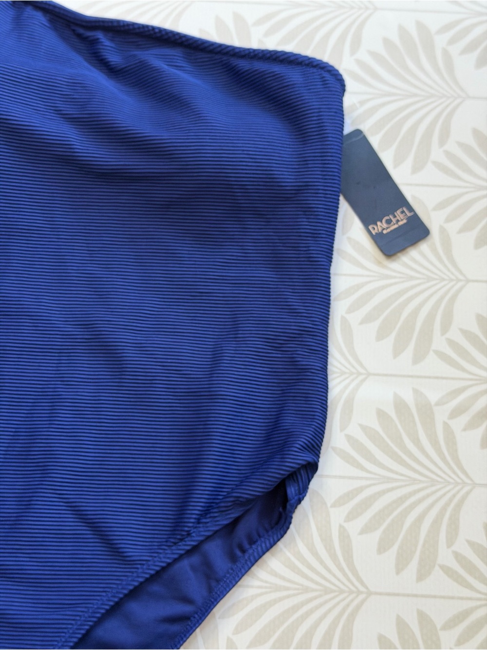 NWT | Rachel Roy | One-Shoulder Royal Blue One-Piece Swimsuit | Size XL - Picture 3 of 6